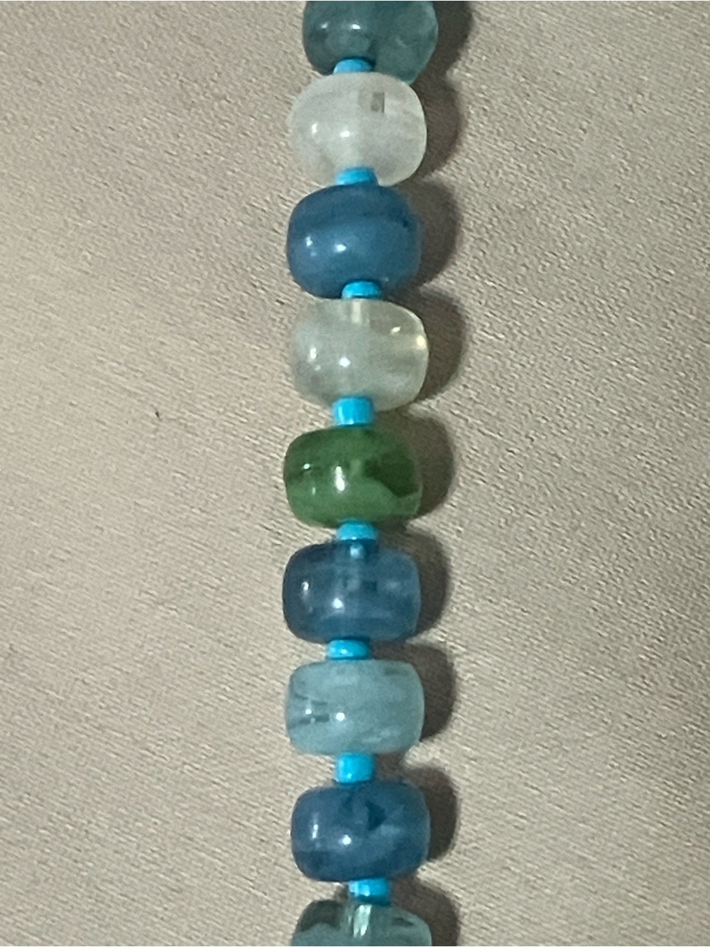 Torrid Sea Blue Beaded Necklace – NWT - Picture 6 of 6